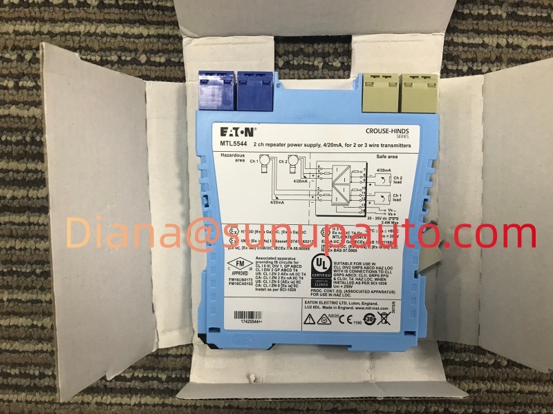 Eaton MTL5544 MTL5500 repeater power supply module Eaton MTL5544 MTL5500 repeater power supply for 4-20mA transmitter loop