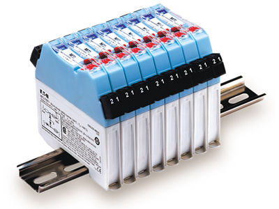 MTL7796+ MTL7700 Series DIN-rail mounting safety barriers.