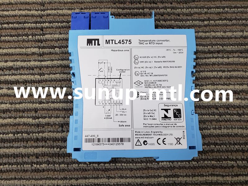 In stock MTL4546C 1 channel 4-20mA smart isolating driver + LFD. Good quality MTL MTL4500 range MTL4546C barriers in stock at Sunup.