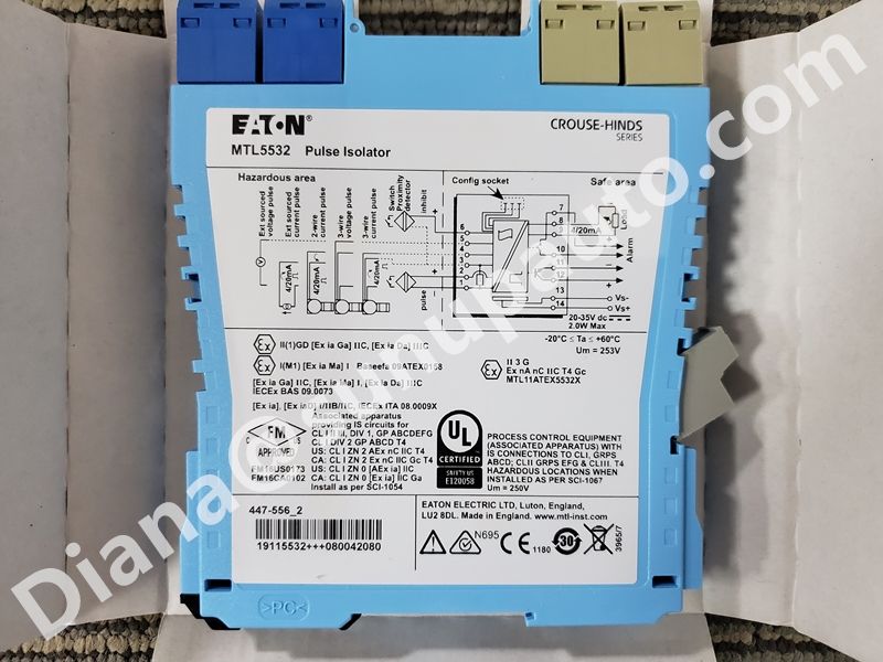 Eaton MTL 9493-PS-XXX Intrinsically safe power supply is a general purpose Intrinsically Safe power supply unit. 