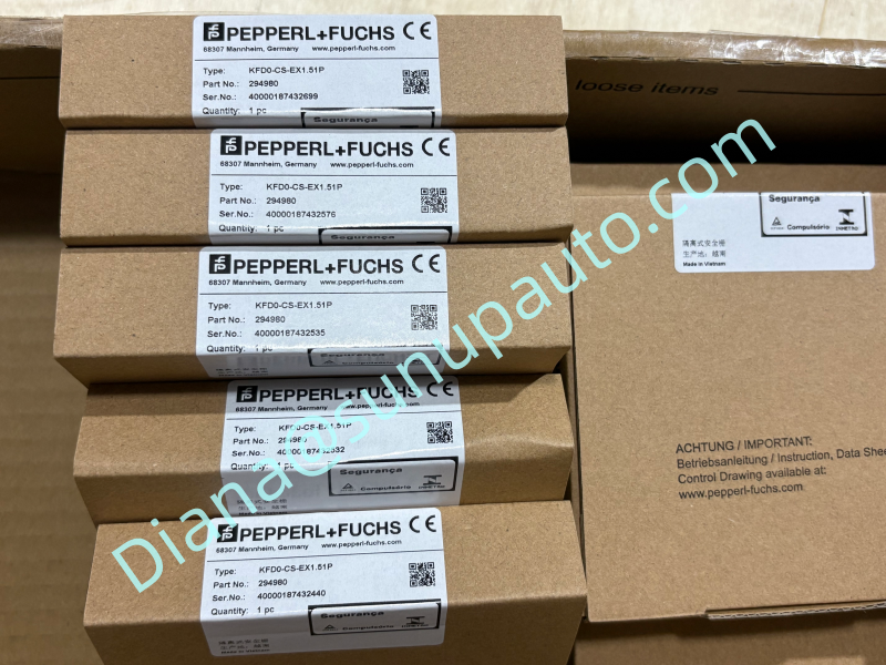 Hot sales and stable performance Pepperl+Fuchs KFD0-CS-Ex1.51P Current Driver Repeater Intrinsic Safety Isolated Barrier Original In Stock