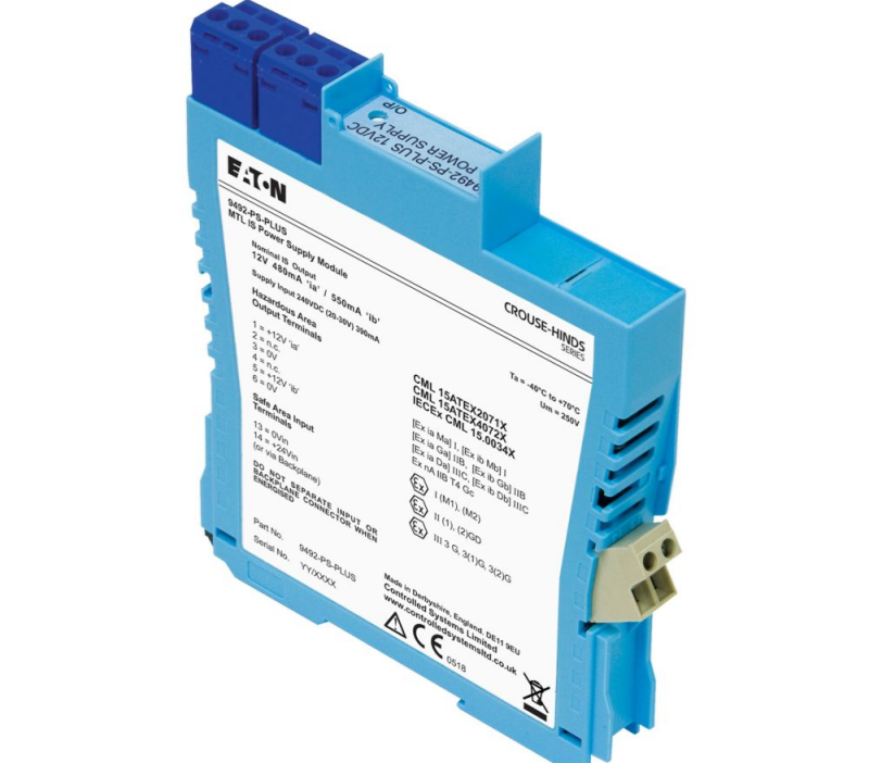 Reliable MTL 9492-PS-PLUS Power Supply for 9460-ET Ethernet Fieldbus Systems and Spare-Part Sourcing
