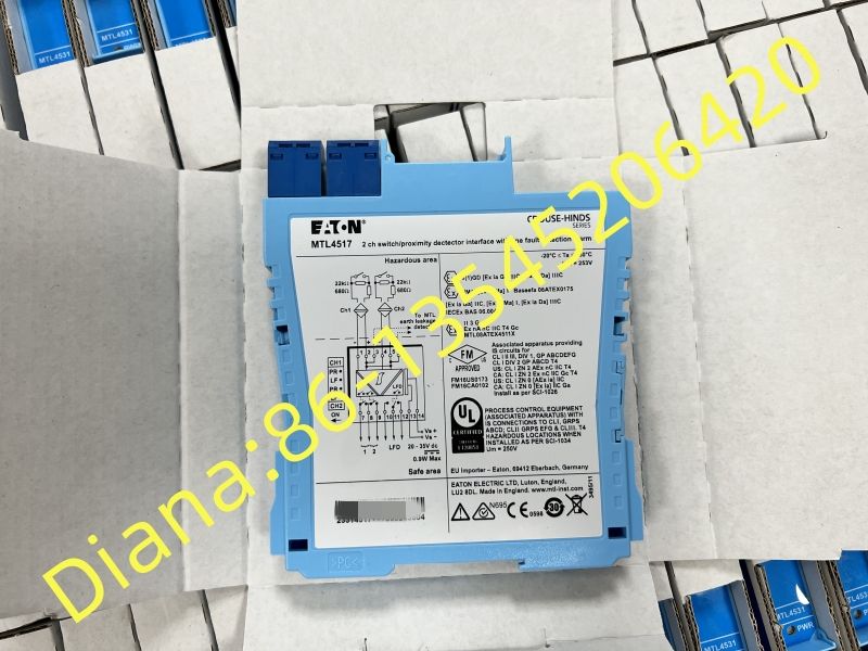 Reliable Eaton MTL4517 Switch Proximity Detector Interface for MTL4500 System Maintenance, Spare Stock and Export Supply