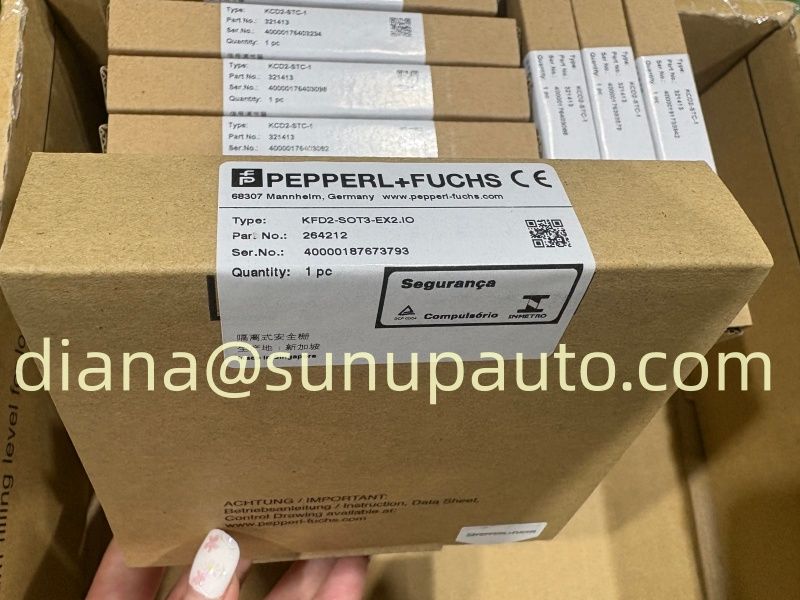 High-Reliability Pepperl+Fuchs KFD2-SOT3-EX2.IO Switch Amplifier Isolated Barrier for Process Cabinet Repair and Spare Stock